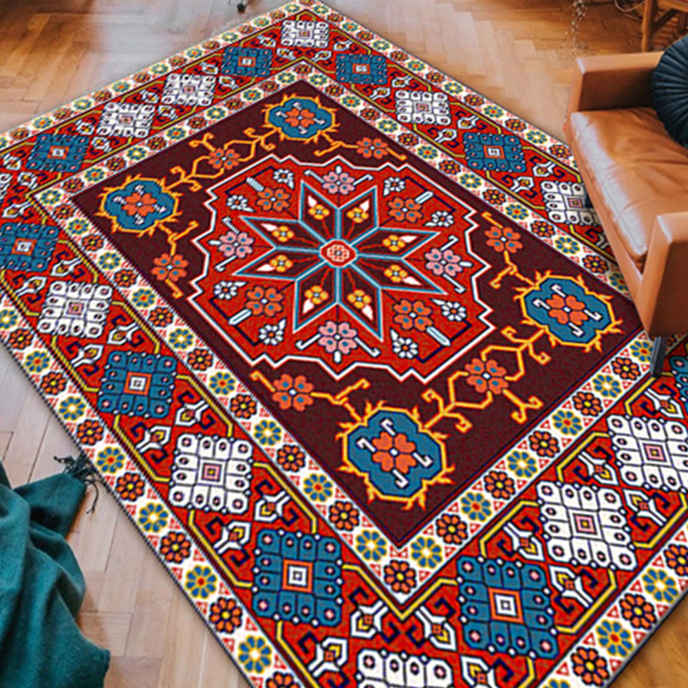 100x150cm Retro Boho Printed Floor Carpets Style 2