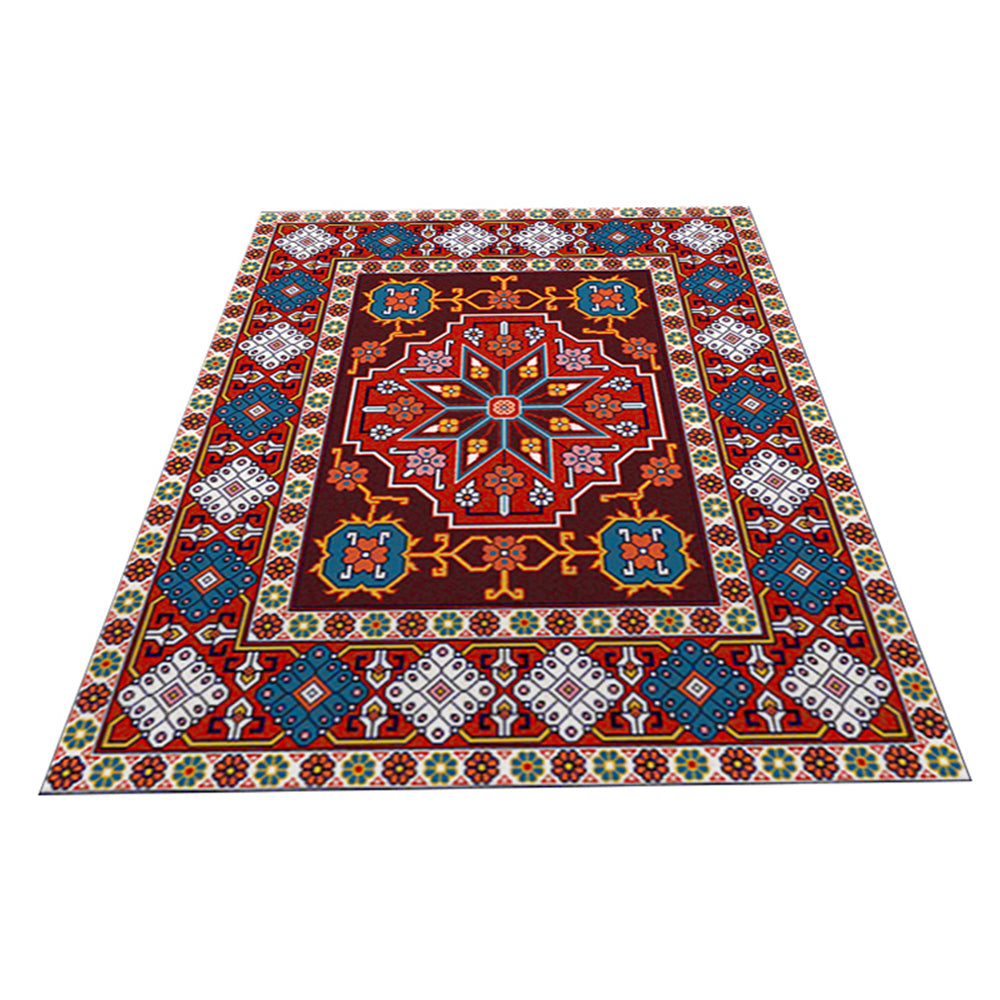 100x120cm Retro Boho Printed Floor Carpets Style 2