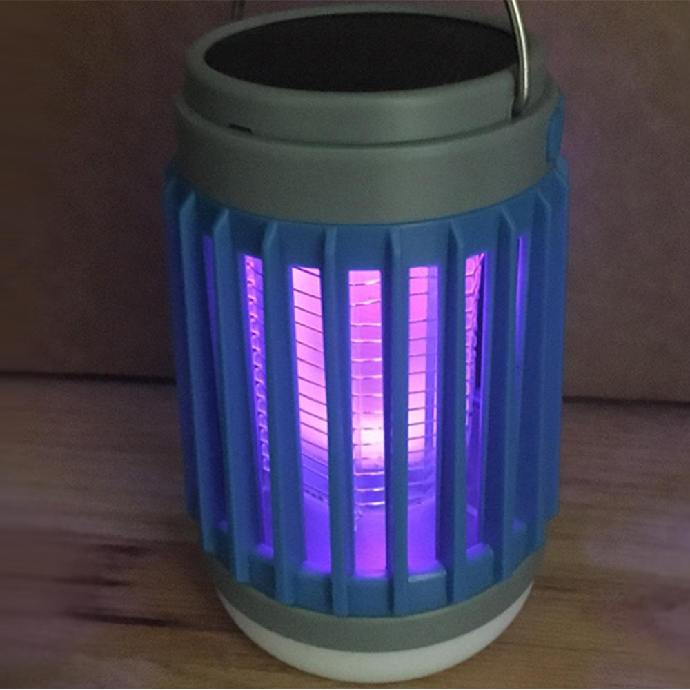 Camp Night Light Solar Mosquito Light USB Solar Camping Night Light USB Mosquito Lamp Blue