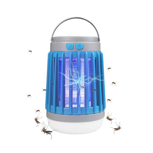 2X Camp Night Light Solar Mosquito Light USB Solar Camping Night Light USB Mosquito Lamp Blue