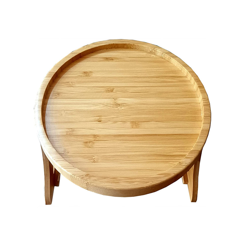 2Pcs Wooden Sofa Armrest Tray Table Sofa Arm Clip Table