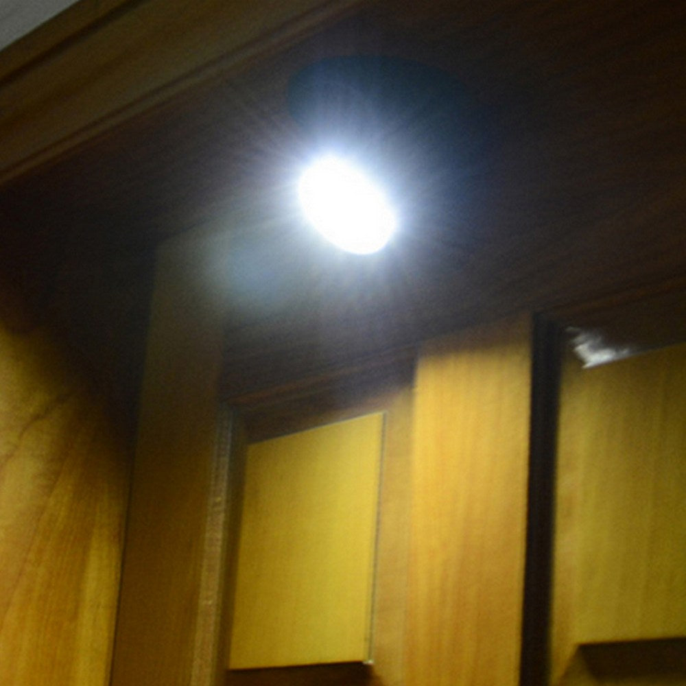 2X Black Battery Operated Motion Sensor Light Night Light Wall Lights