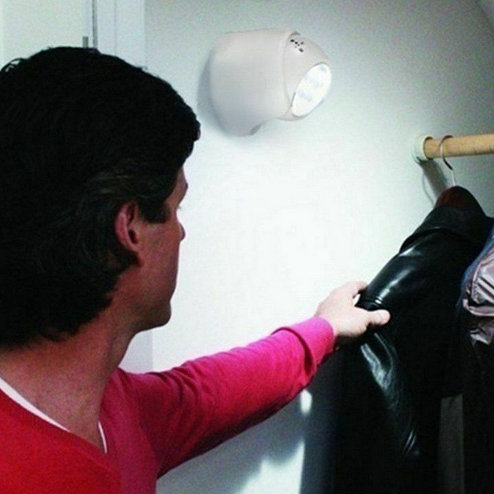 4X Battery Operated Motion Sensor Light Night Light Wall Lights