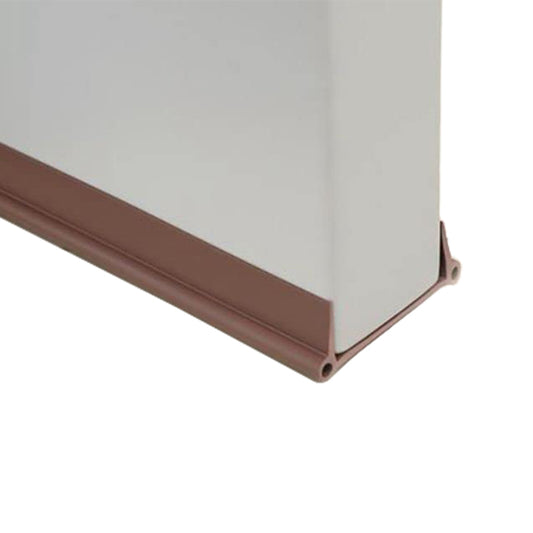 2X 96cm Removable Draught Stoppers Door Draft Stopper Door Gap Seal Strip Brown