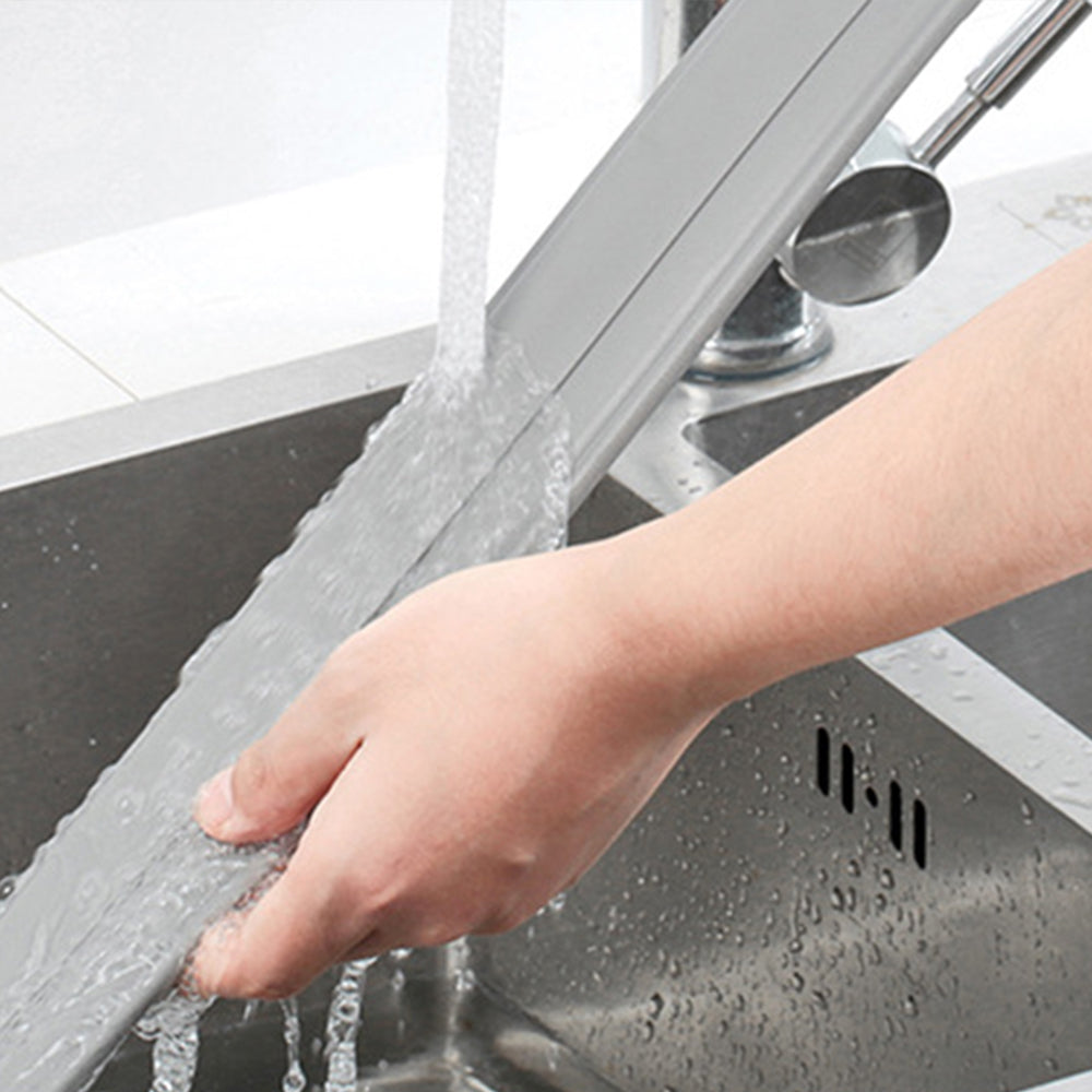 2X Door Sealing Strip Door Draft Stopper Under Door Gap Seal Strip Grey