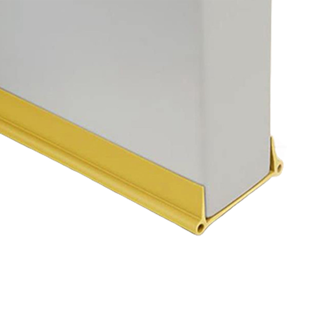 2X Door Sealing Strip Door Draft Stopper Under Door Gap Seal Strip Yellow