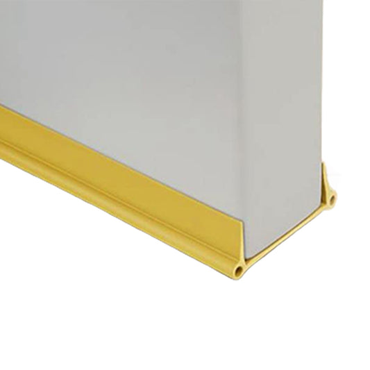 2X Door Sealing Strip Door Draft Stopper Under Door Gap Seal Strip Yellow