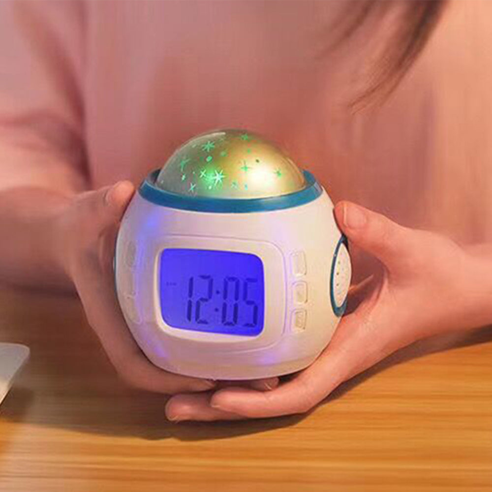 2 X Star Projection Lamp Alarm Clock