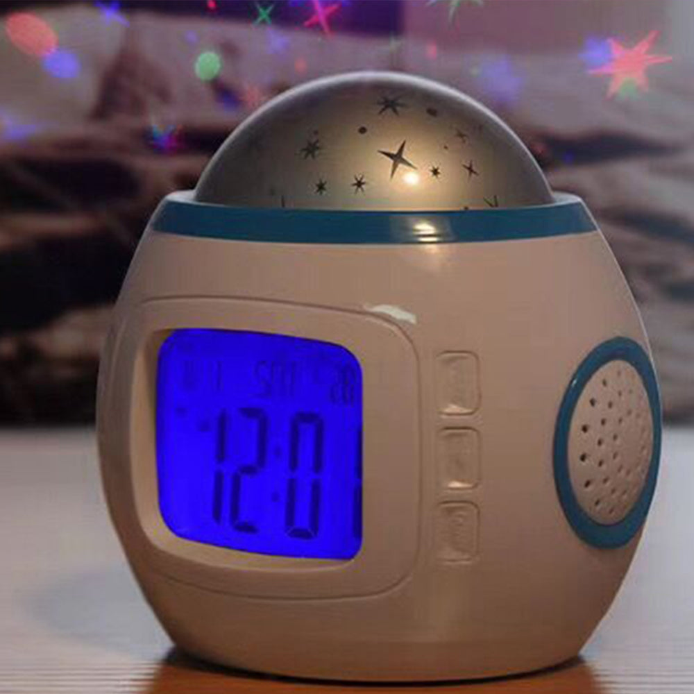2 X Star Projection Lamp Alarm Clock
