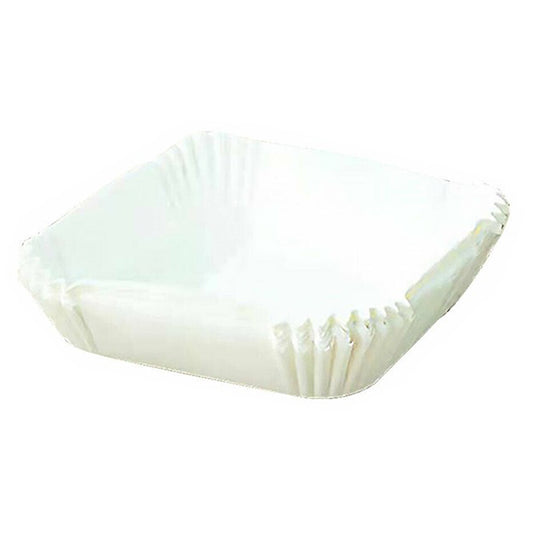 100 Sheets Disposable Square Air Fryer Paper Liner White