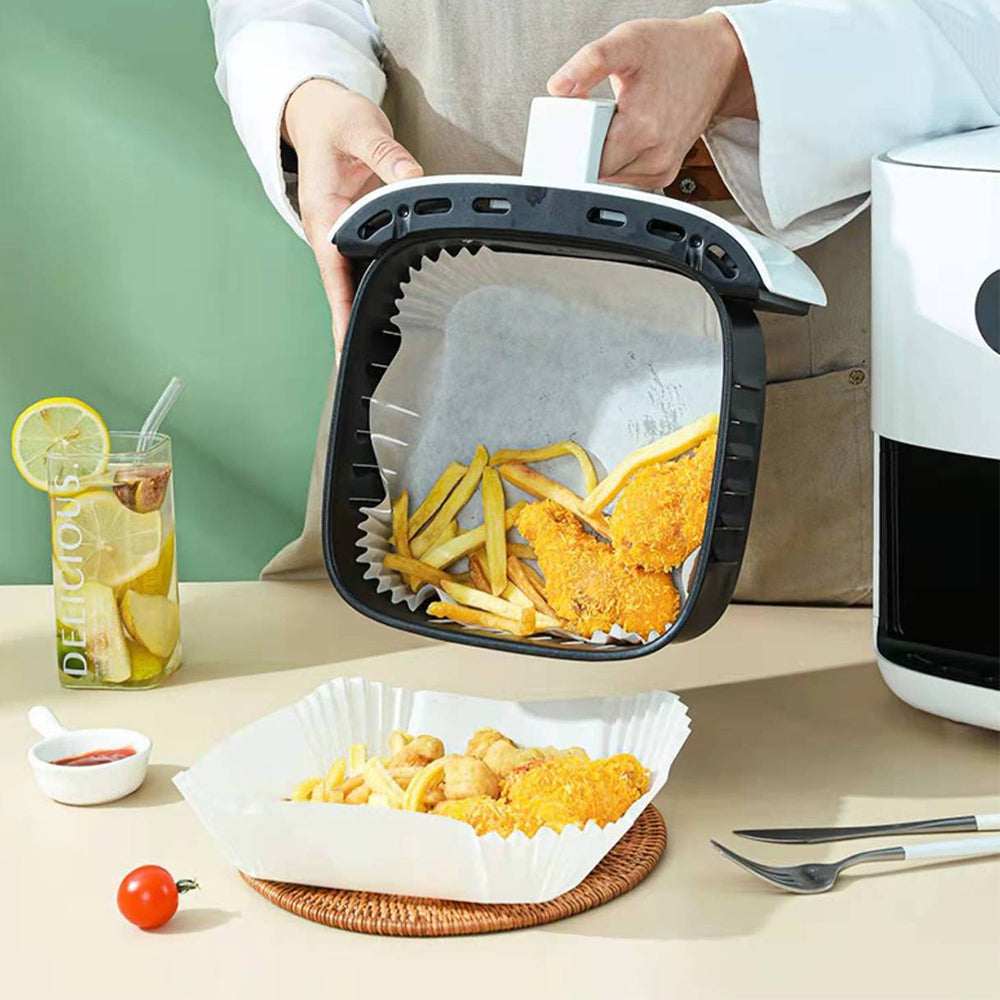 200 Sheets Disposable Square Air Fryer Paper Liner