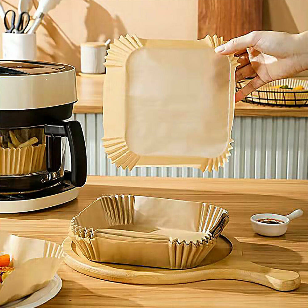 200 Sheets Disposable Square Air Fryer Paper Liner