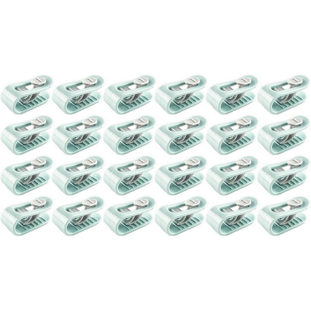24 X No Pins Quilt Cover Grippers Bed Duvet Cover Gripper Green