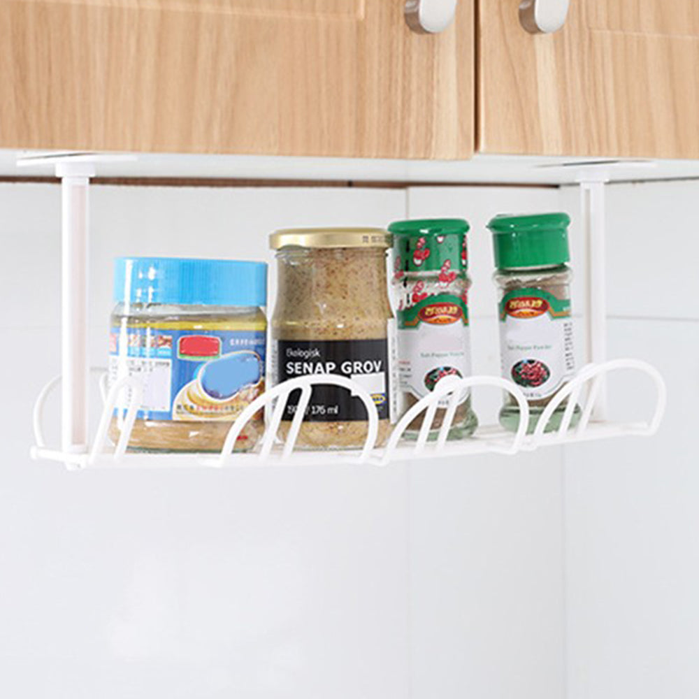 2X Under Desk Cable Management Tray White