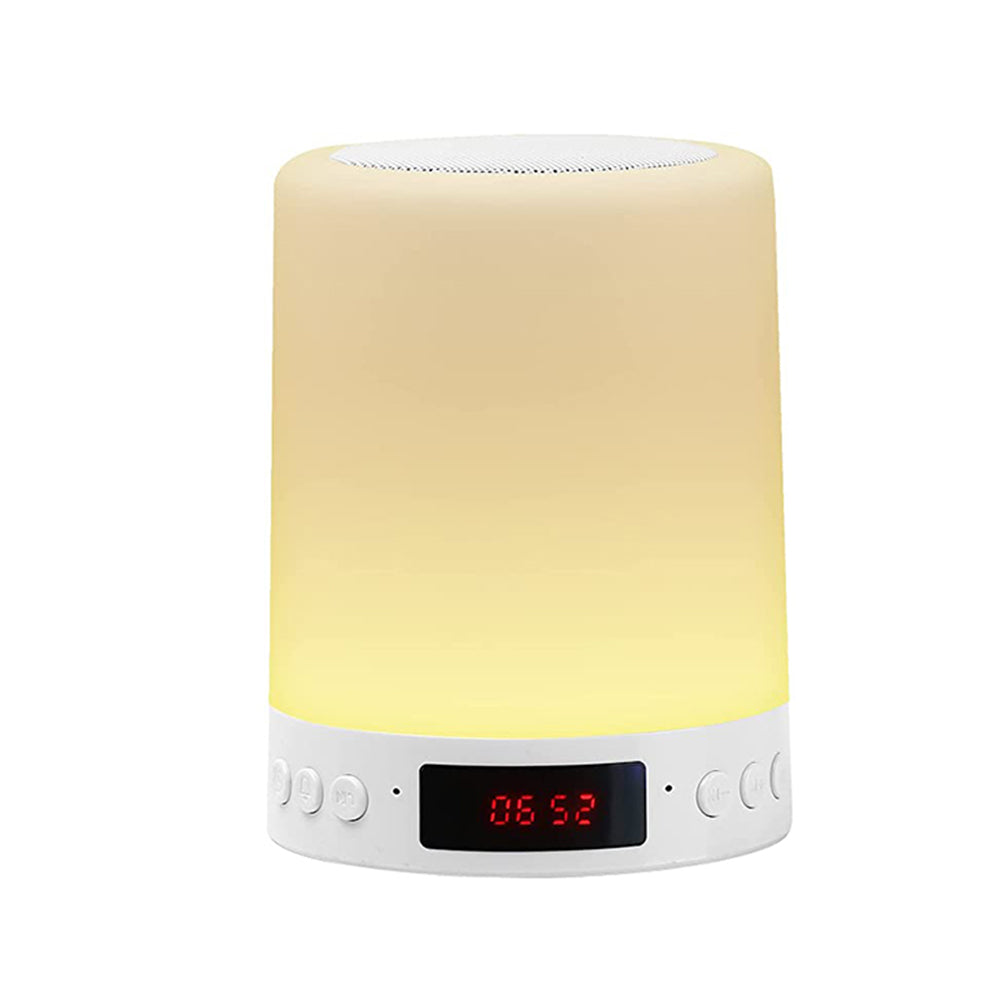 2 X Rechargeable Wake up Alarm Clock LED Touch Sleeping Lamp