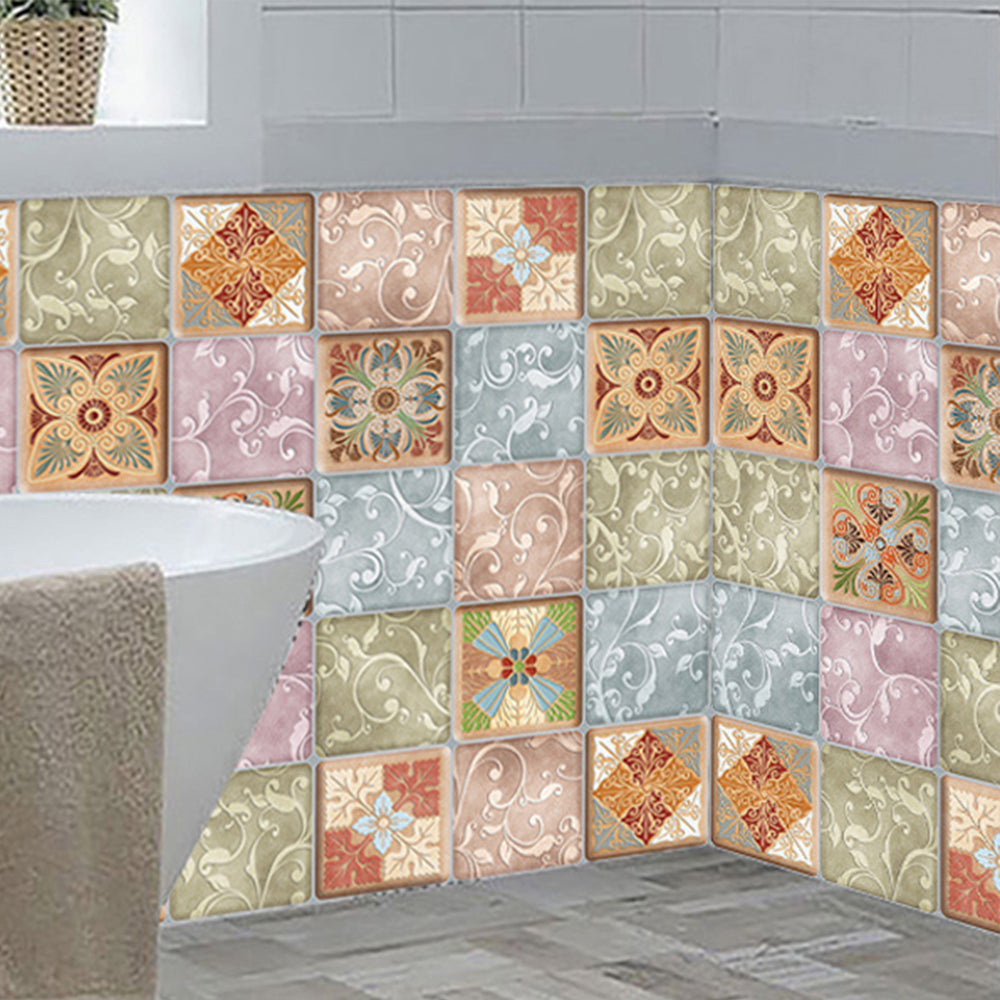 16Pcs Self Adhesive Thickened Decor Tile Stickes