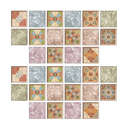 32Pcs Self Adhesive Thickened Decor Tile Stickes