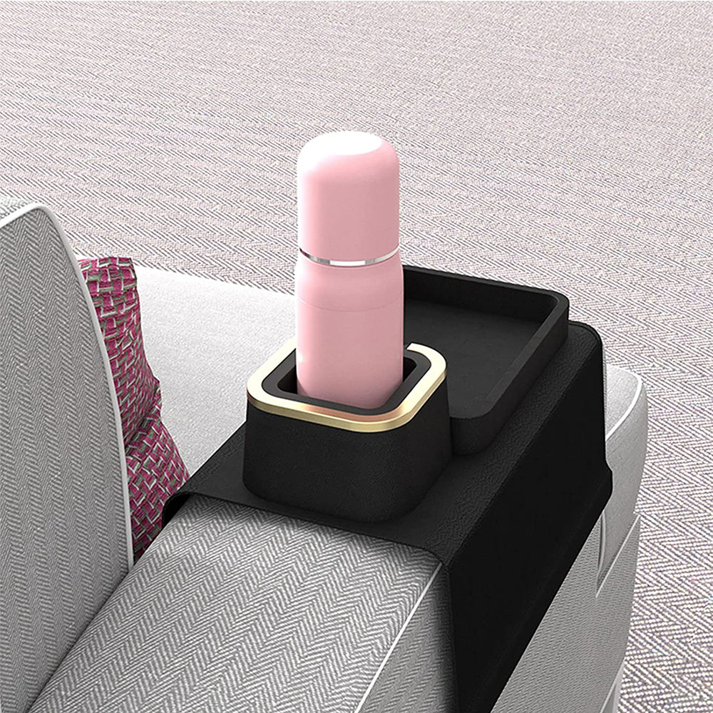Sofa Arm Tray Couch Cup Holder Sofa Armrest Tray Black