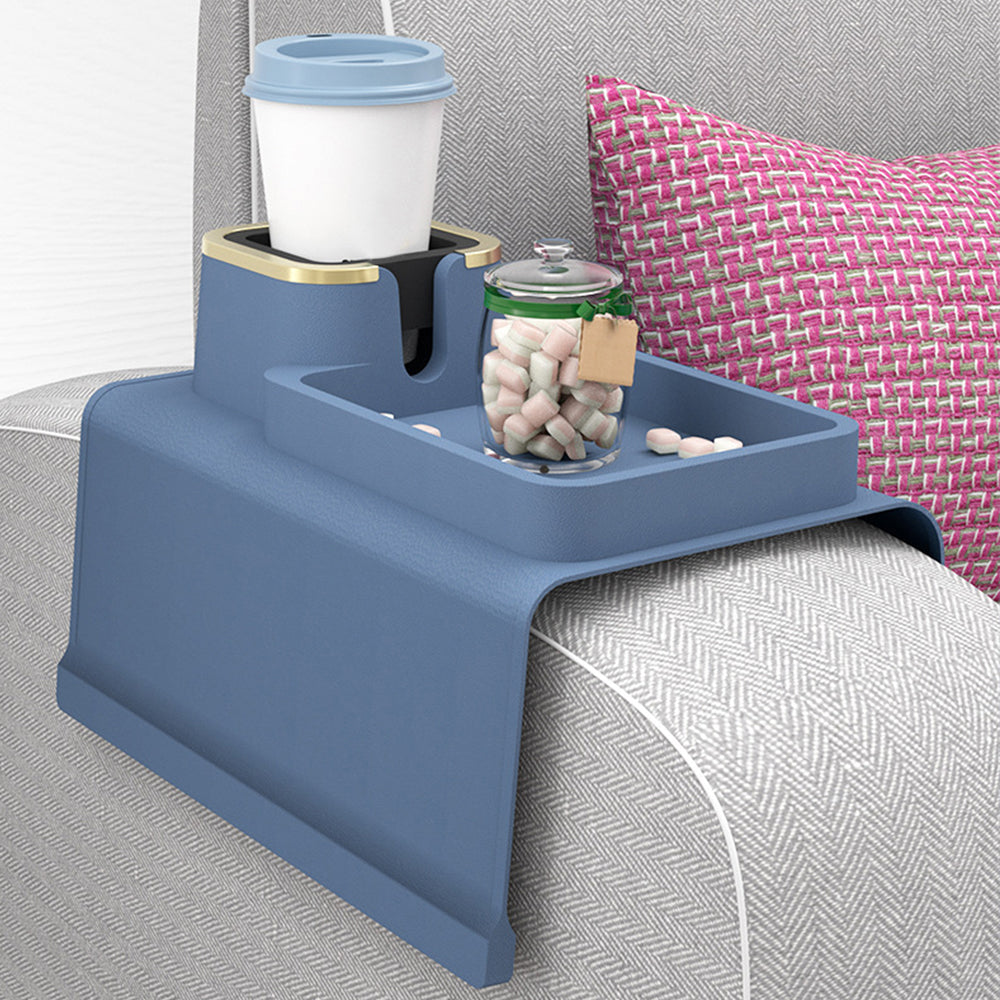 Sofa Arm Tray Couch Cup Holder Sofa Armrest Tray Blue