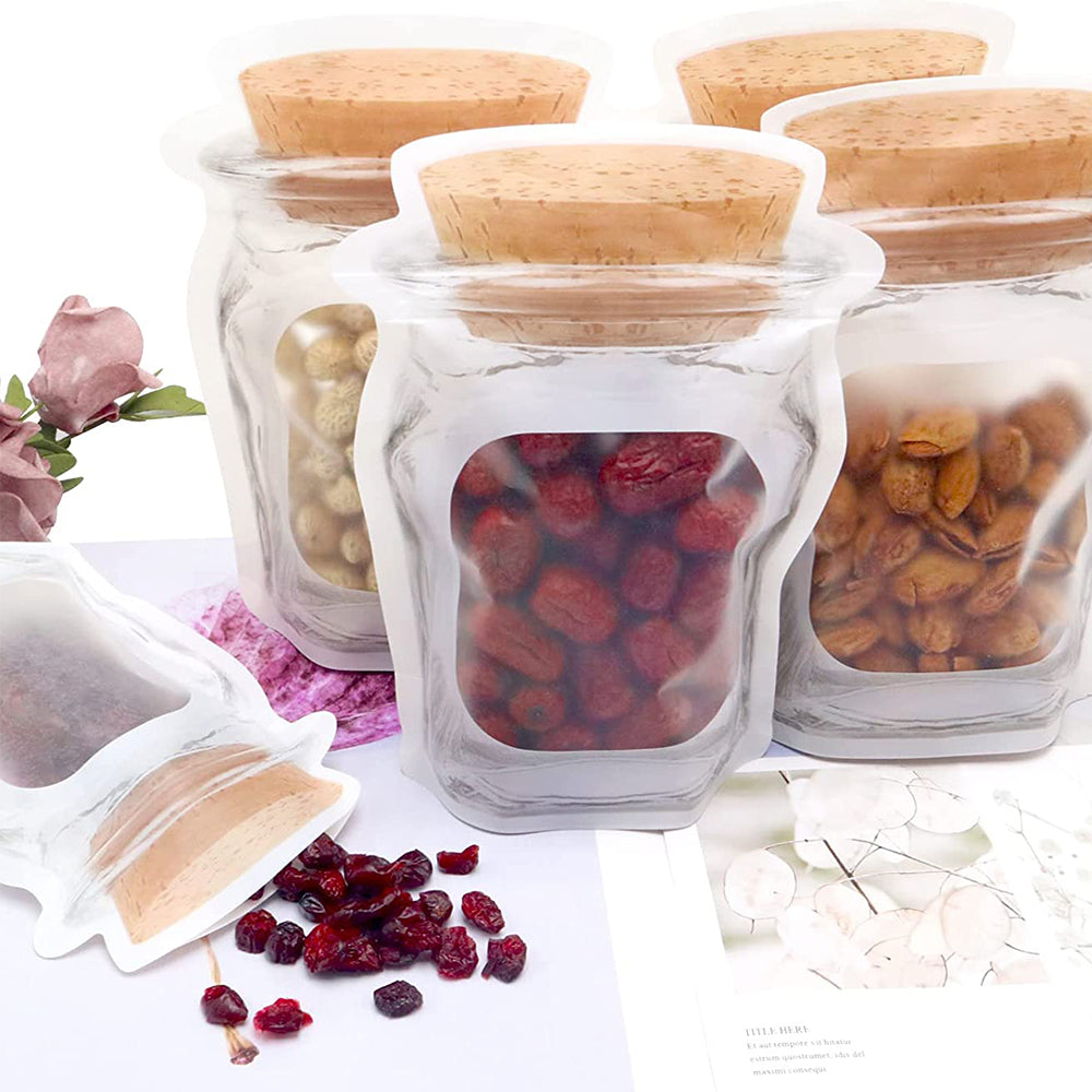 40Pcs Reusable Ziplock Bags Food Storage Bag