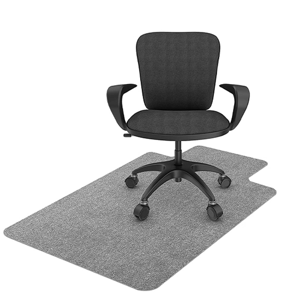 82x120cm Home Office Chair Mat Floor Protector Floor Mat Carpet Grey