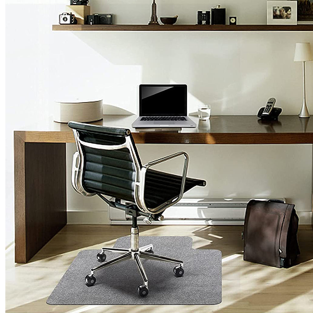 2 X Chair Mat Carpet Anti Slip Floor Protector Home Office Floor Mat Grey