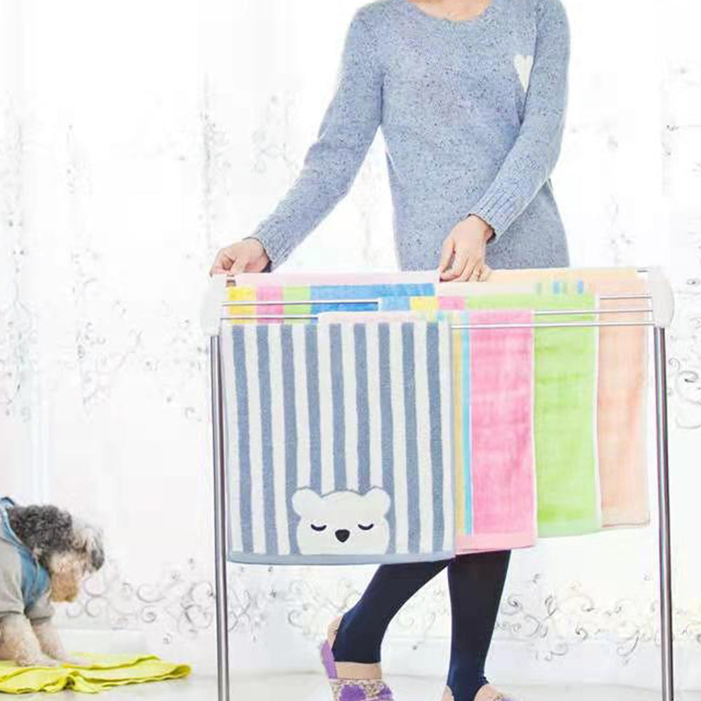 2Pcs Indoor Clothes Airer Clothes Drying Rack