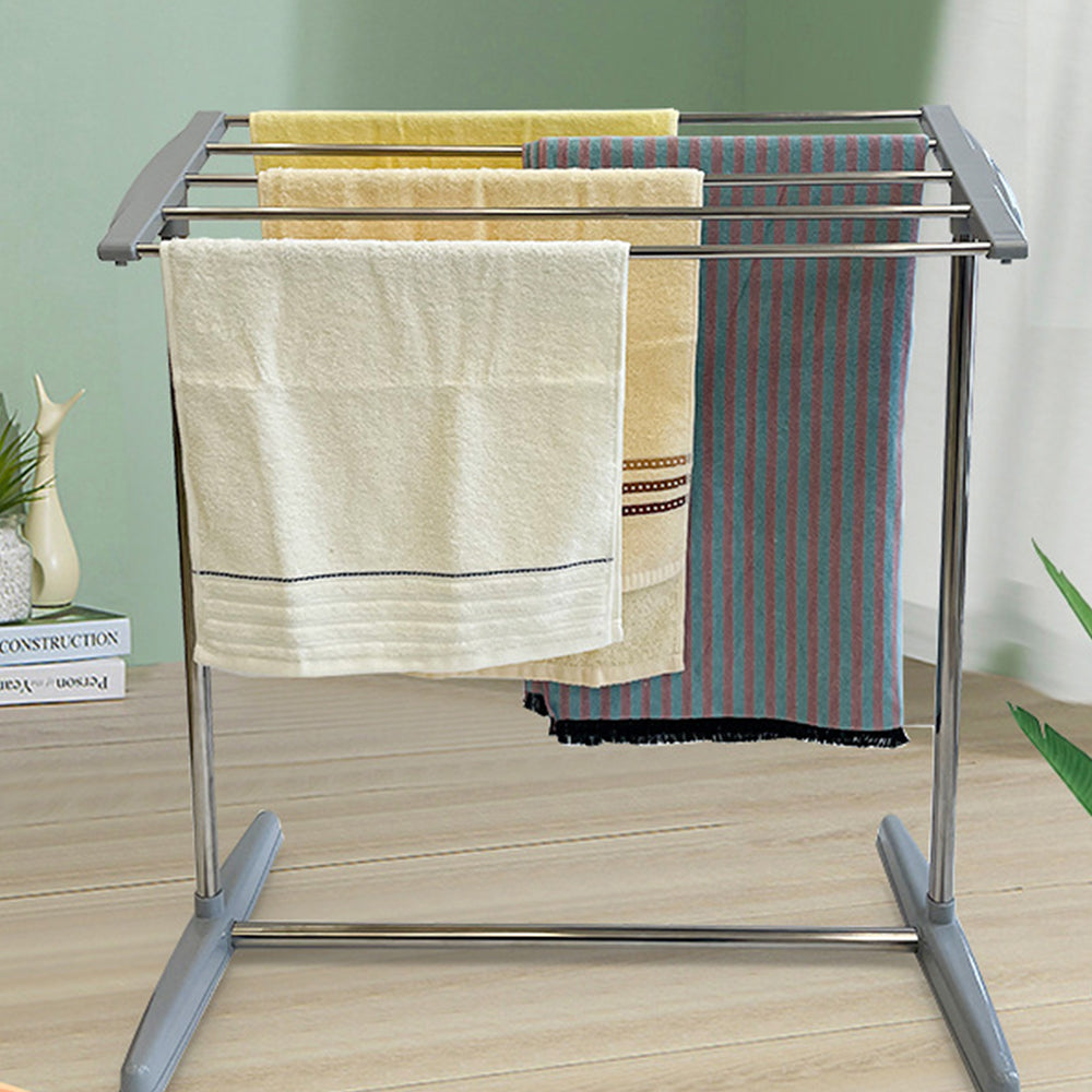 2Pcs Indoor Clothes Airer Clothes Drying Rack