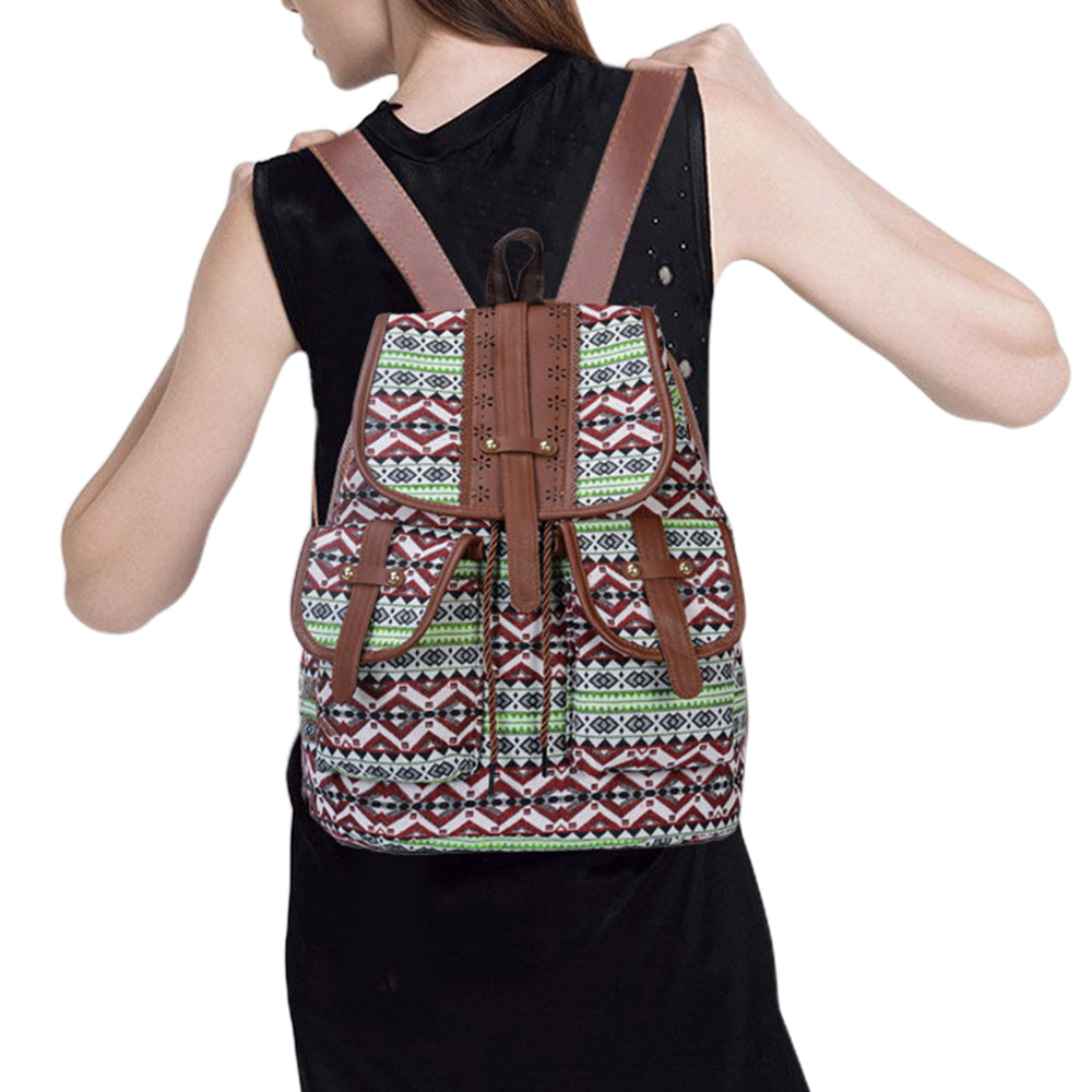 Tribal Ethnic Geometric Pattern Backpacks Style 3