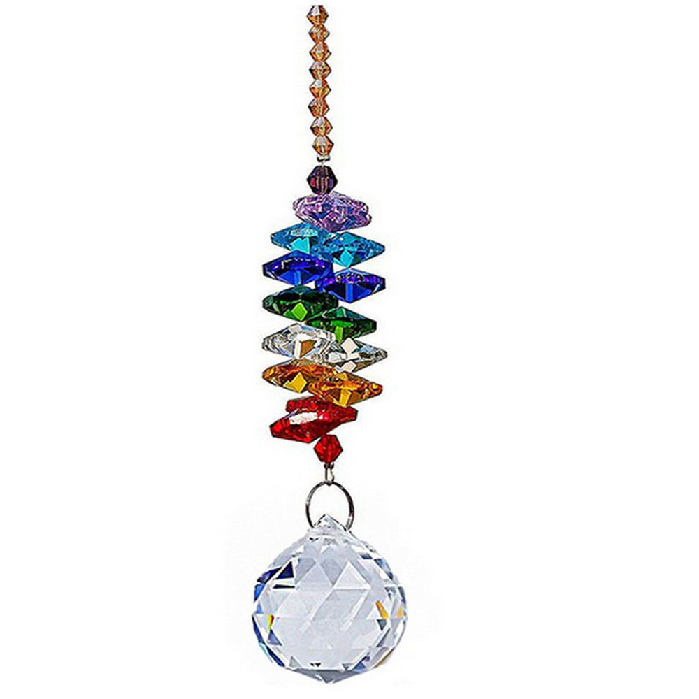 1X Chakra Suncatcher Ornament Hanging Beads