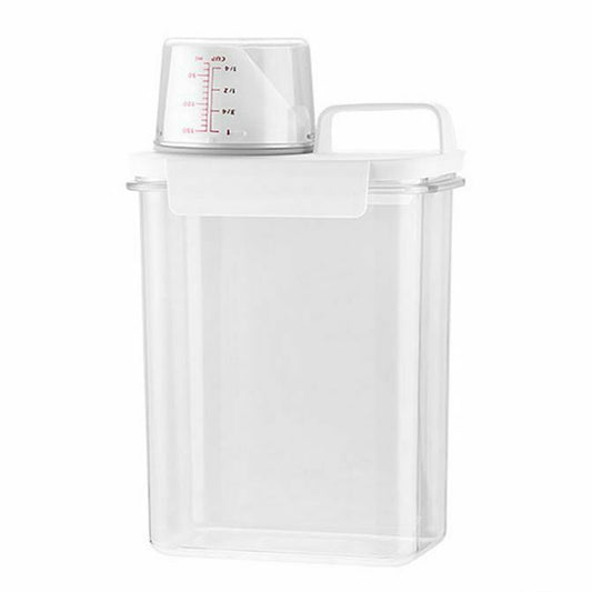 1800ML Laundry Detergent Dispenser Storage Container with Lid