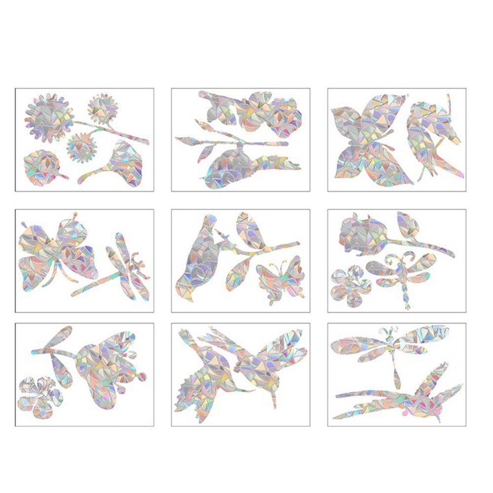 2 Sets Suncatcher Window Sticker Window Clings Static Decal