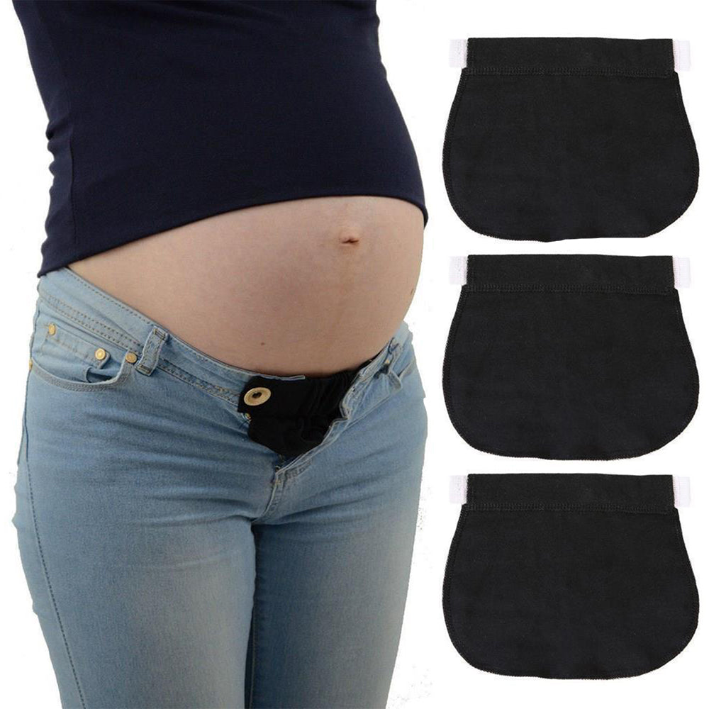 3Pcs Adjustable Pants Waist Extender for Pregnancy Maternity