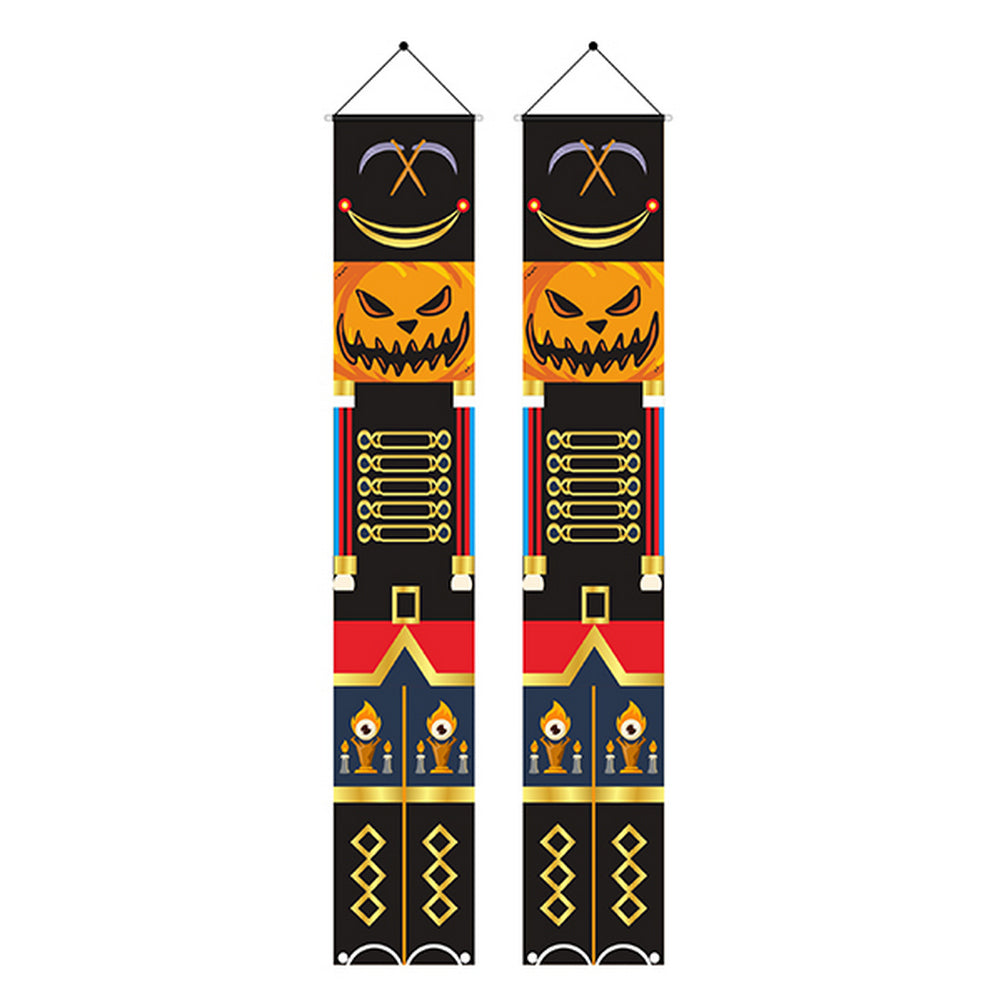 Pair of Halloween Banner Porch Sign Banners