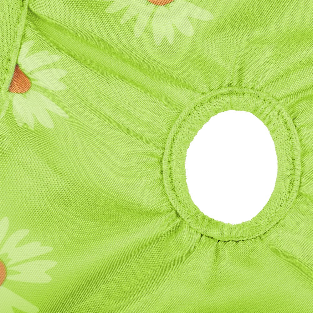 Washable Pet Female Dog Puppy Diapers Dog Menstrual Sanitary Nappy Pant Green M