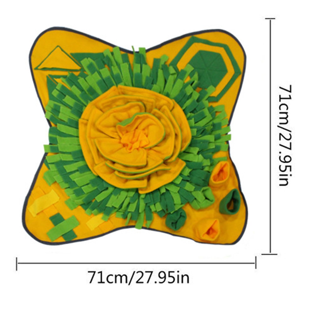 Pet Dog Snuffle Mat Slow Feeding Mat Dog Sniffing Training Pad Dog Puzzle Toy