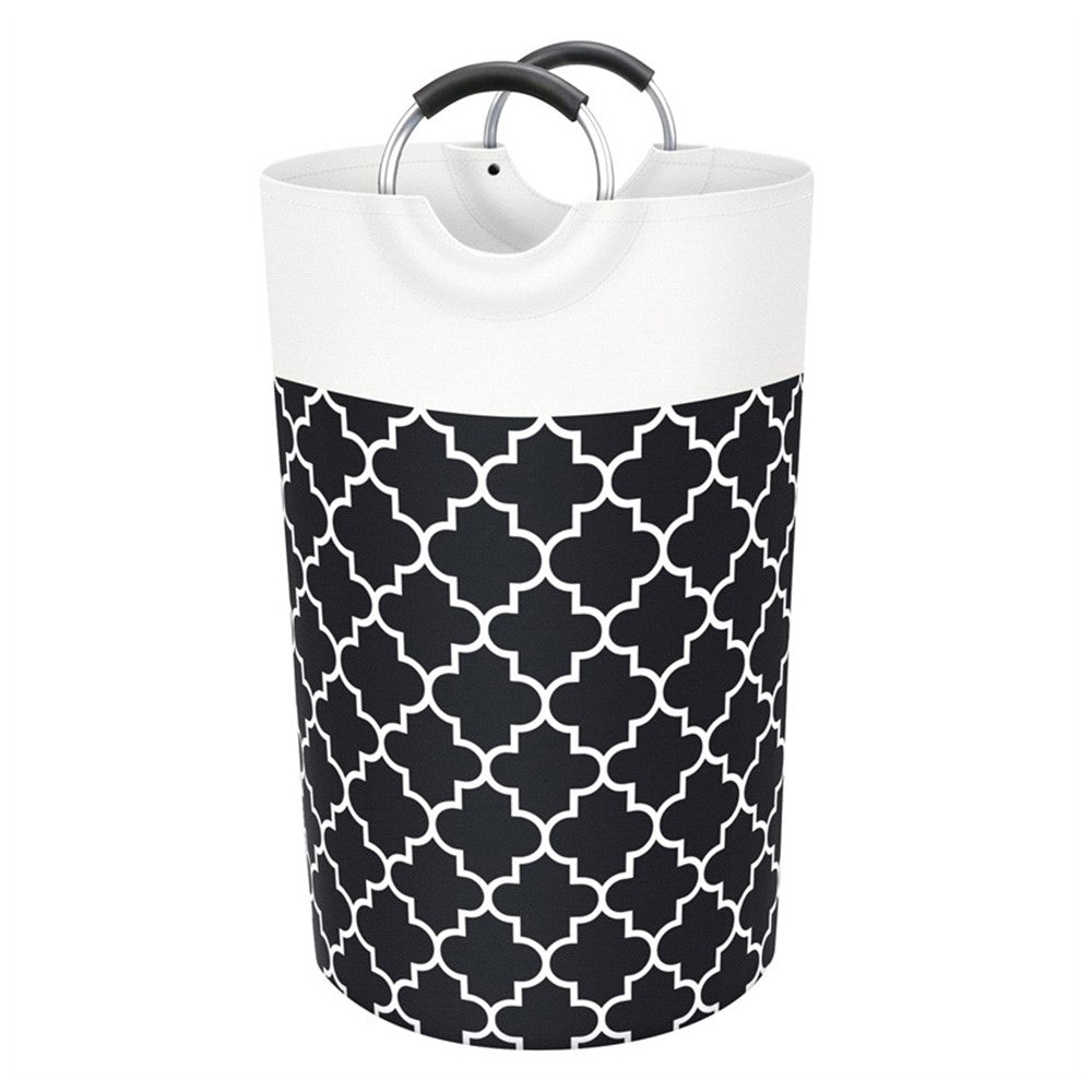 82L Collapsible Laundry Basket Foldable Laundry Hamper Clothes Hamper Black