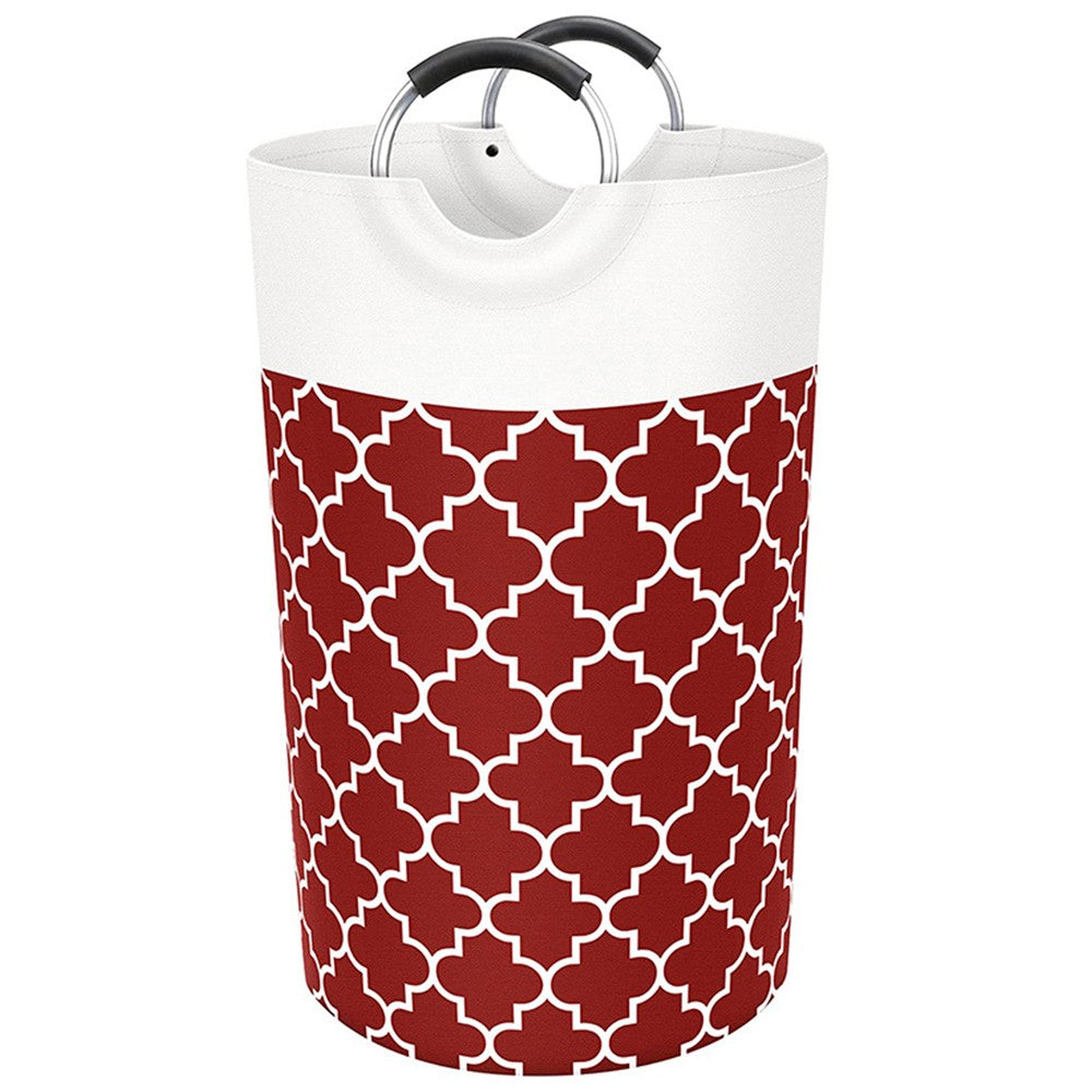 82L Collapsible Laundry Basket Foldable Laundry Hamper Clothes Hamper Red