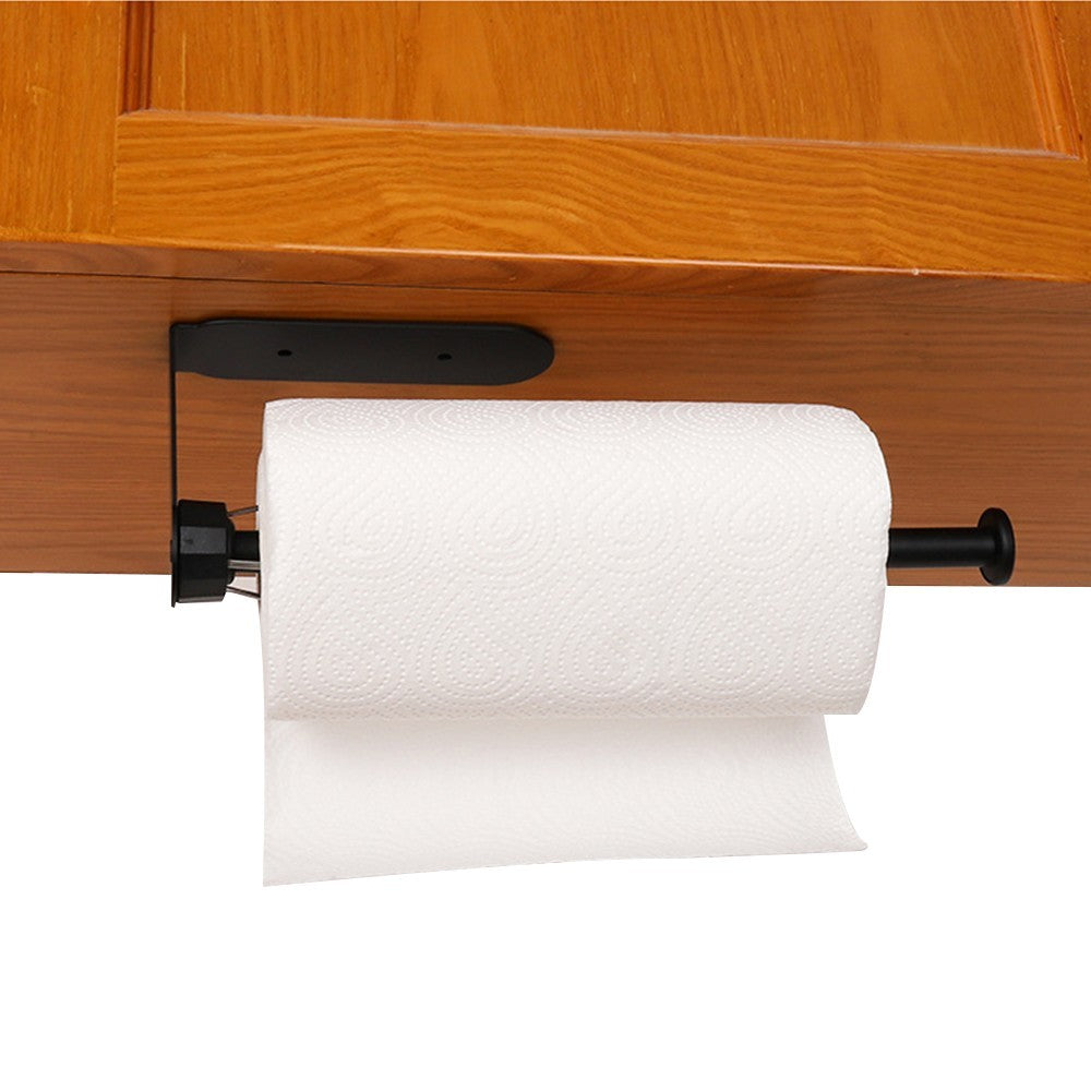 2 X Stainless Steel No Drilling Paper Towel Holder Wall Mounted Paper Towel Rack