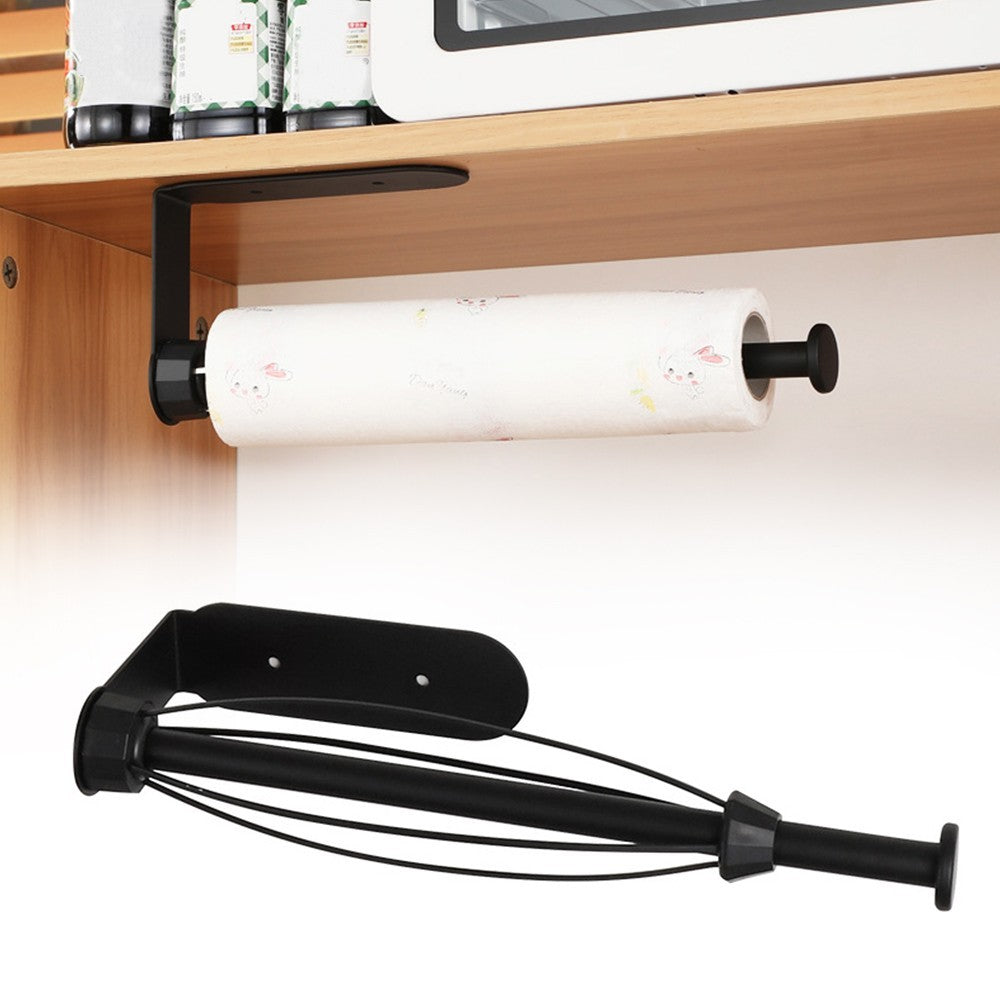 2 X Stainless Steel No Drilling Paper Towel Holder Wall Mounted Paper Towel Rack