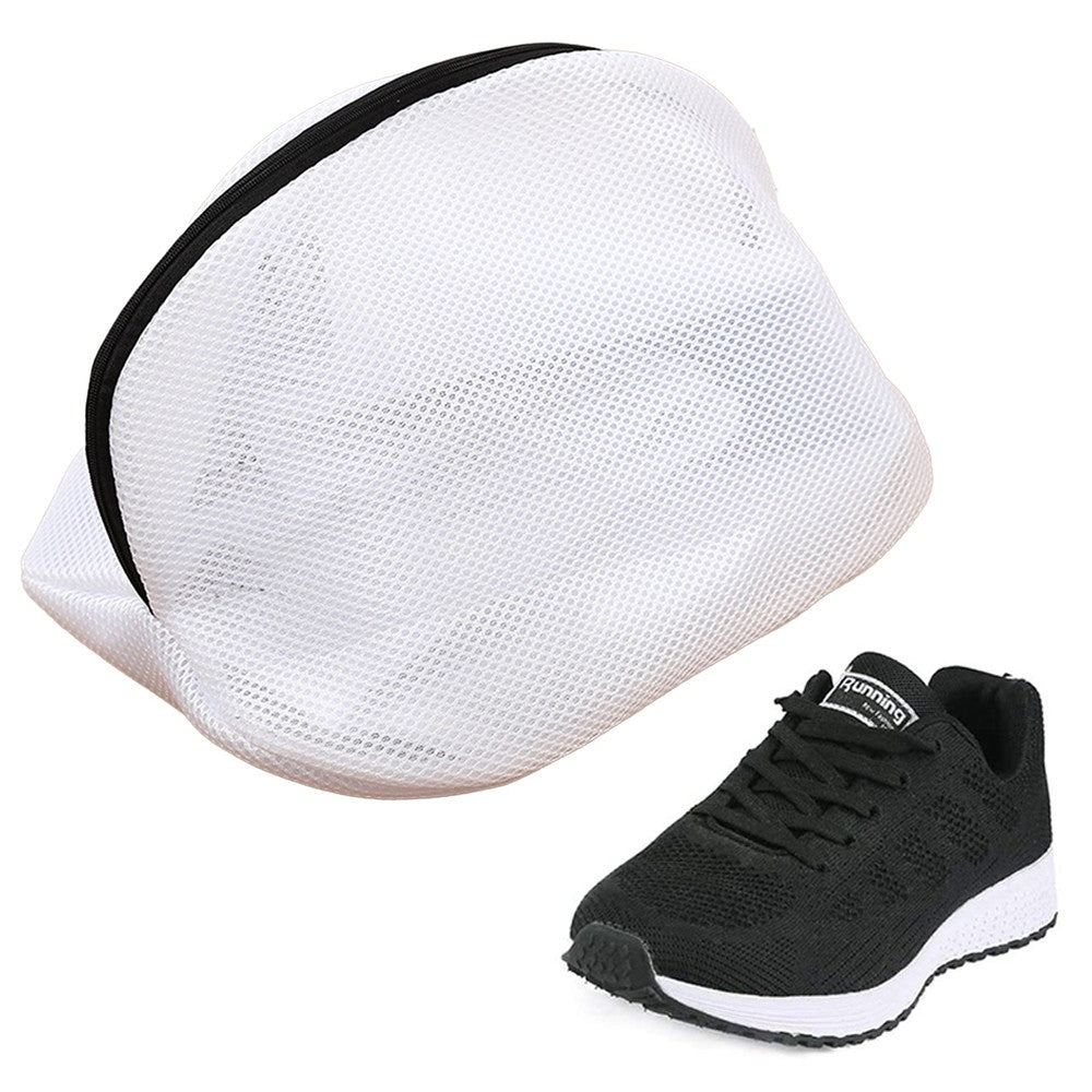2 X Mesh Shoe Washing Bags with Zipper Laundry Bag Home Shoes Sneakers Shoe Bags