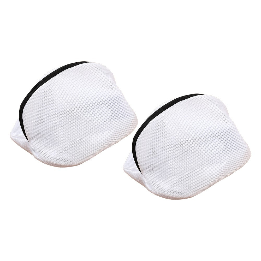 2 X Mesh Shoe Washing Bags with Zipper Laundry Bag Home Shoes Sneakers Shoe Bags