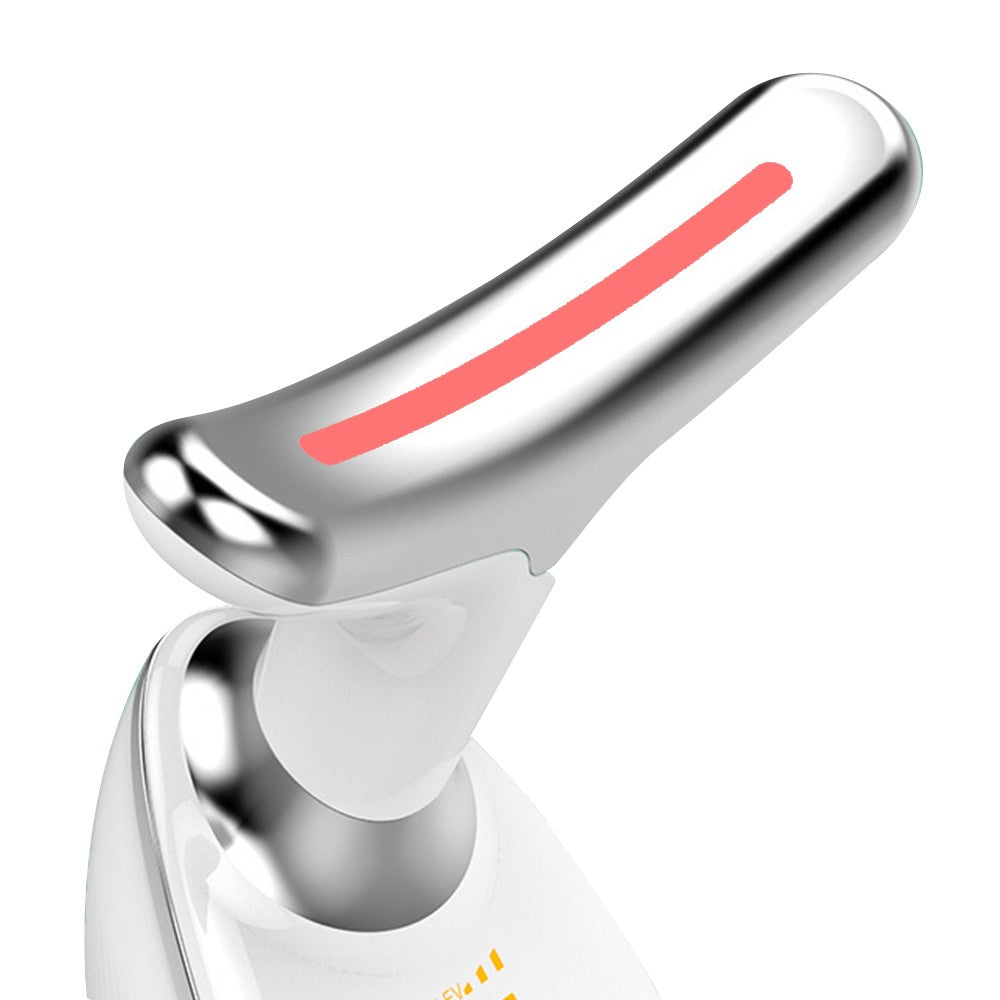 EMS Face Neck Massager Anti-Wrinkle Skin Lifting Beauty Device White