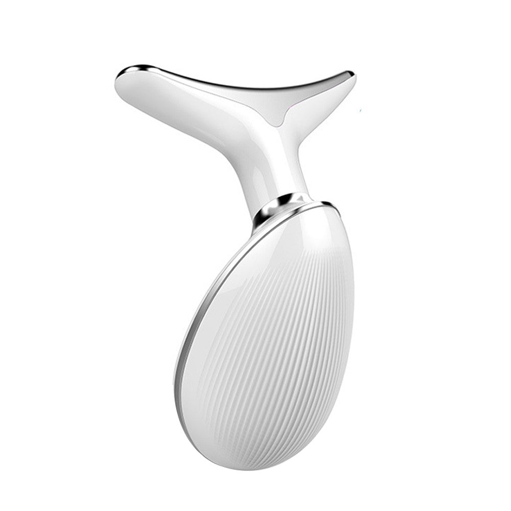 EMS Face Neck Massager Anti-Wrinkle Skin Lifting Beauty Device White