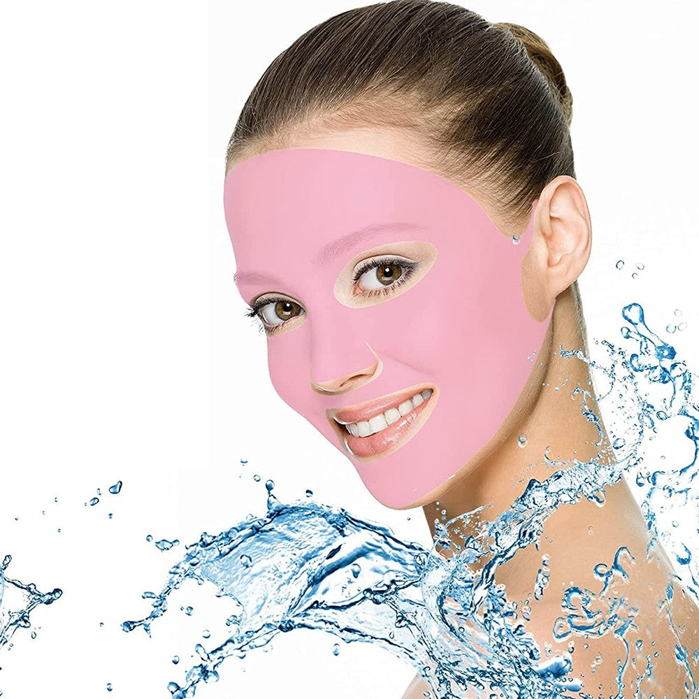 2 X Set of 32Pcs Reusable Silicone Facial Neck Anti-Wrinkle Pads Sleeping Mask