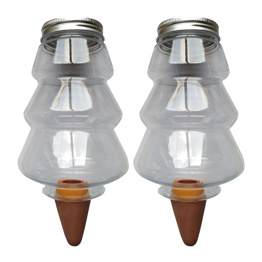 2 X 500ml Automatic Plant Watering Device Garden Accessories Xmas Tree Style