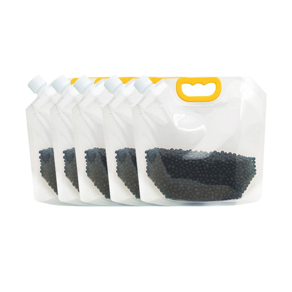 5Pcs 1.5L Sealed Grain Moisture-Proof Storage Bags