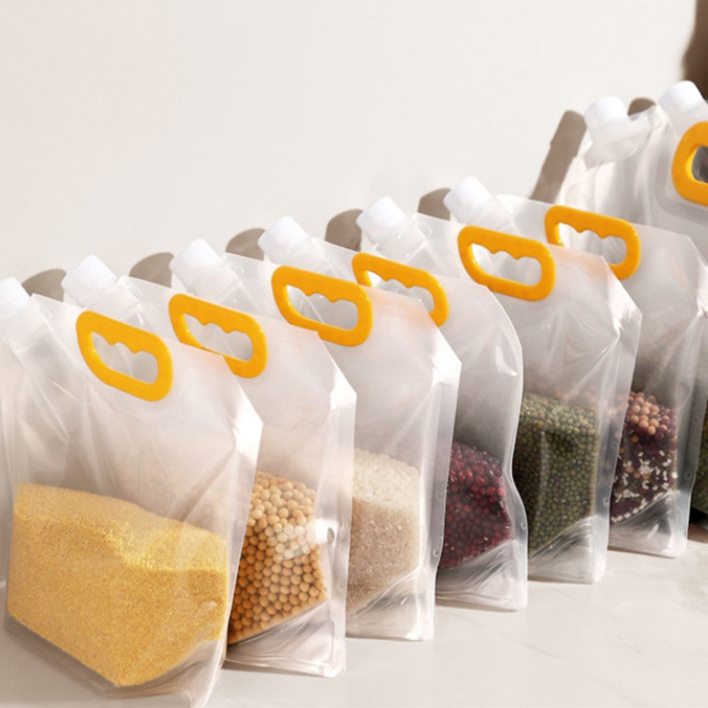 10Pcs 1.5L Sealed Grain Moisture-Proof Storage Bags