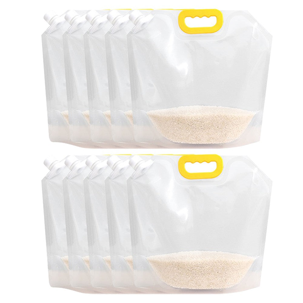 10Pcs 5L Sealed Grain Moisture-Proof Storage Bags