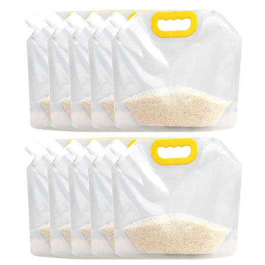 10Pcs 2.5L Sealed Grain Moisture-Proof Storage Bags